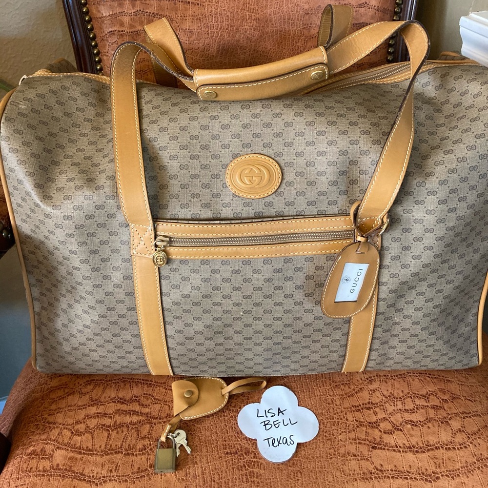 Vintage Gucci Weekend Luggage Authentic